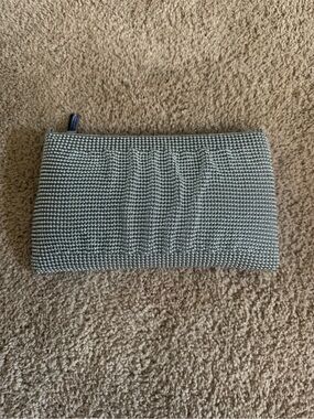 Paco Rabanne Silver Mesh Crystal Clutch